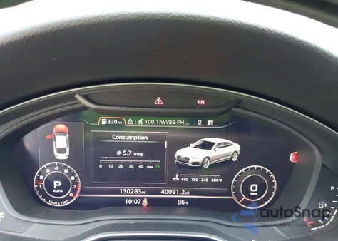 2019 Audi A5 45 Premium from USA, damaged, VIN WAUENCF56KA010036